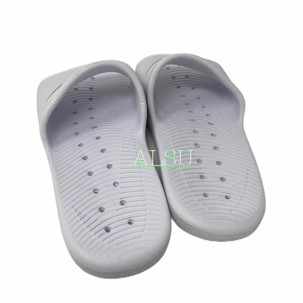 Nike Slides Women’s Beach Pool Sandals White Gold - Picture 6 of 7